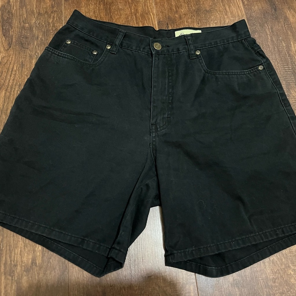 Women’s  Black Denim Shorts